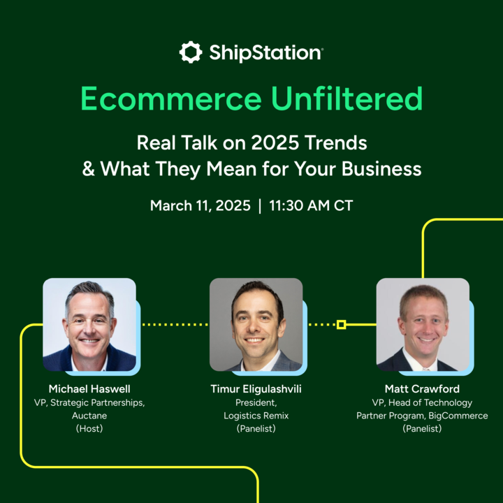 Join us for Ecommerce Unfiltered! March 11, 2025