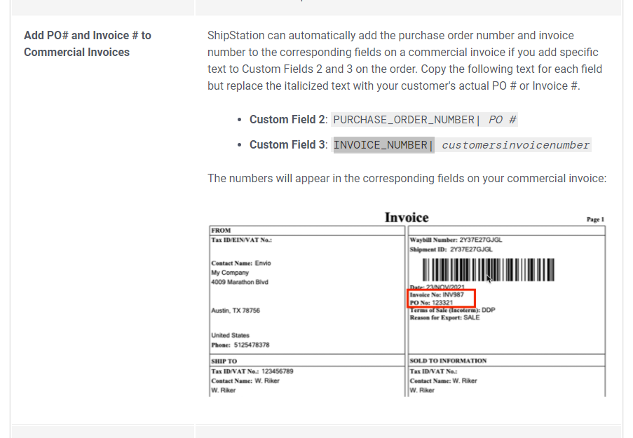 shipstation comm invoice order number not printing 2021-12-14_18-07-58.png